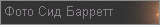 Фотографии Сида Барретта