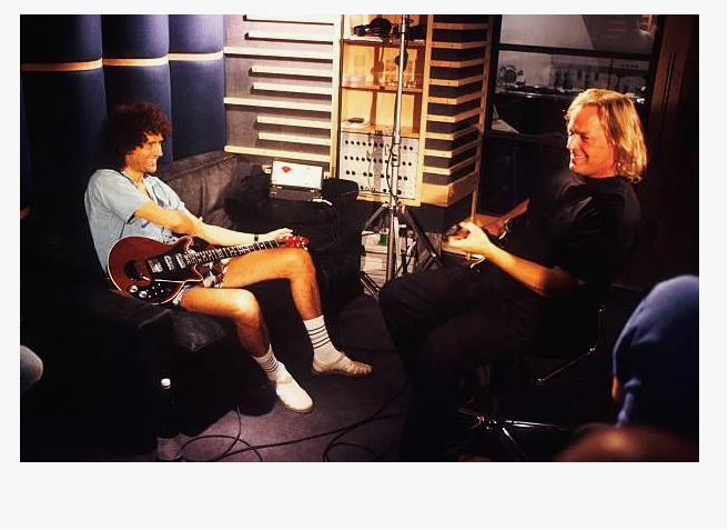 Дэвид Гилмор и Брайан Мэй