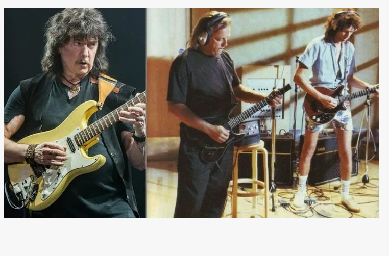 Ричи Блэкмор, Дэвид Гилмор и Брайан Мэй